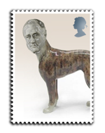 Roosevelt the dog's stamp