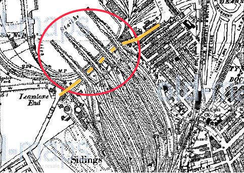 Tyne Dock Map 1938